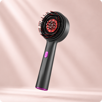3-in-1 Scalp Red Light Massage Brush