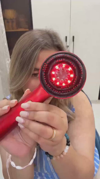 3-in-1 Scalp Red Light Massage Brush
